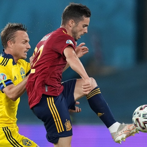 Euro 2020: Στιγμιότυπο από τον αγώνα Ισπανία - Σουηδία
