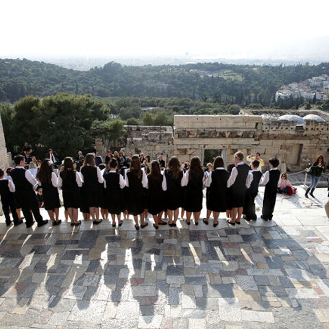 Εθνική Λυρική Σκηνή - Παιδική Χορωδία: Η συναυλία στην Ακρόπολη (ΦΩΤΟ ΑΡΧΕΙΟΥ)