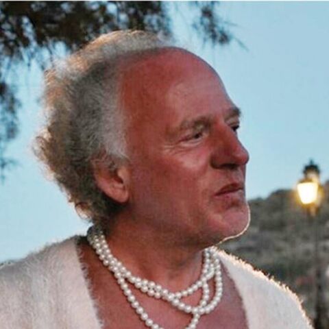 Ο Δημήτρης Καλογιάννης, γνωστότερος και ως Δήμητρα της Λέσβου.