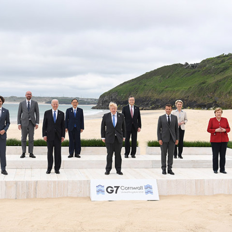 Φωτογραφία από τη Σύνοδο Κορυφής των G7 στην Κορνουάλη