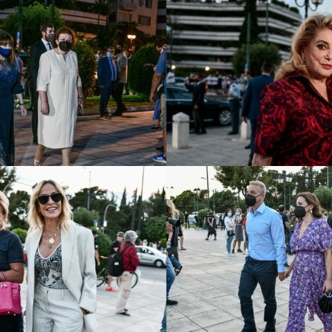 Καλεσμένοι στην επίδειξη του οίκου Dior στο Καλλιμάρμαρο