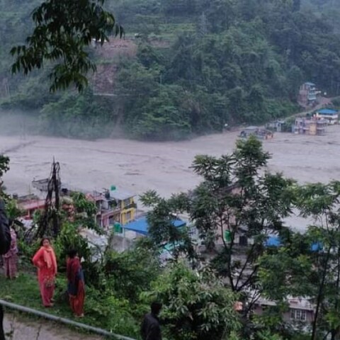 Το Νεπάλ πλημμυρισμένο μετά τους μουσώνες©Twitter/@dreambig1205