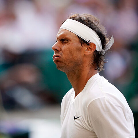 Ο Ράφα Ναδάλ σε παλαιότερη συμμετοχή του στο Γουίμπλεντον