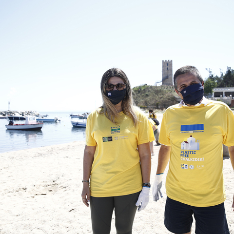 Σοφία Ζαχαράκη και Κωνσταντίνος Αραβώσης