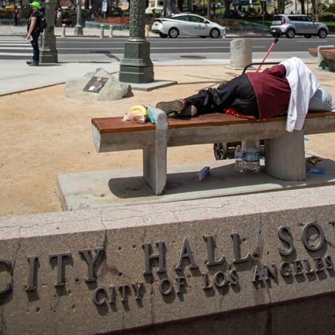 Άστεγος στο Λος Άντζελες, Καλιφόρνια