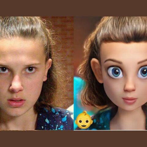 Η Eleven από το Stranger Things με το φίλτρο της εφαρμογής Voilà AI Artist