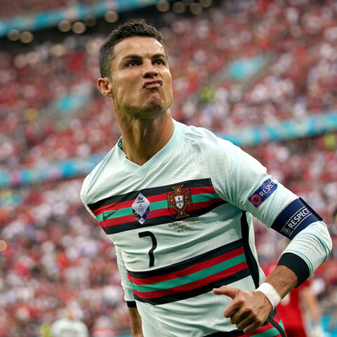 Ο Κριστιάνο Ρονάλντο με την Πορτογαλία στο Euro 2020