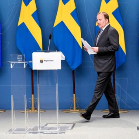 Ο πρωθυπουργός της Σουηδίας, Στέφαν Λεβέν