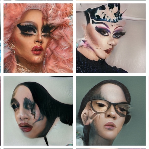 Έργο του Jake Elwes από την έκθεση You and AI της Στέγης του Ιδρύματος Ωνάση στο Πεδίον Άρεως