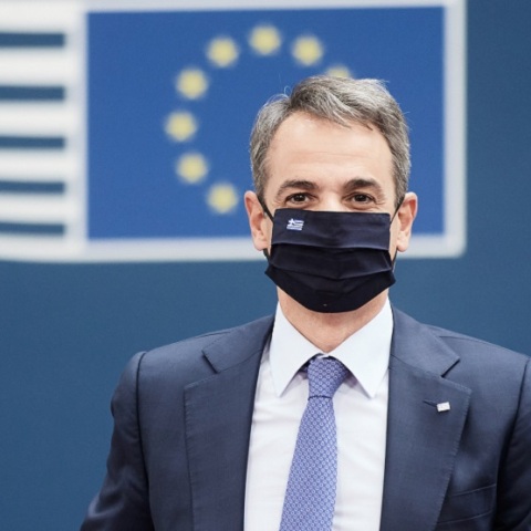 Ο πρωθυπουργός, Κυριάκος Μητσοτάκης, στις Βρυξέλλες