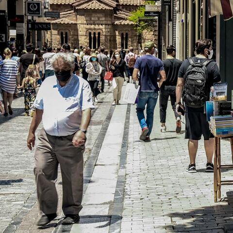 Στιγμιότυπα απο το κέντρο της Αθήνας