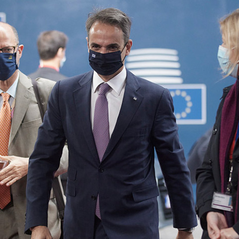 Ο ΠΡΩΘΥΠΟΥΡΓΟΣ ΚΥΡ. ΜΗΤΣΟΤΑΚΗΣ ΣΤΗΝ ΣΥΝΟΔΟ ΚΟΡΥΦΗΣ ΤΗΣ Ε.Ε. (2η ΗΜΕΡΑ ΕΡΓΑΣΙΩΝ