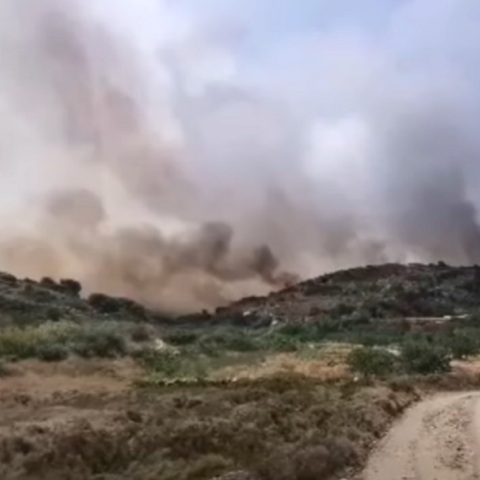 Φωτιά στην Πάρο 