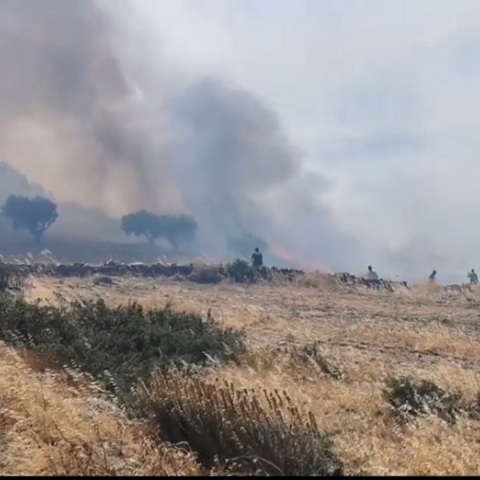Φωτιά στην Πάρο - Δεύτερη ημέρα μάχης με τις φλόγες