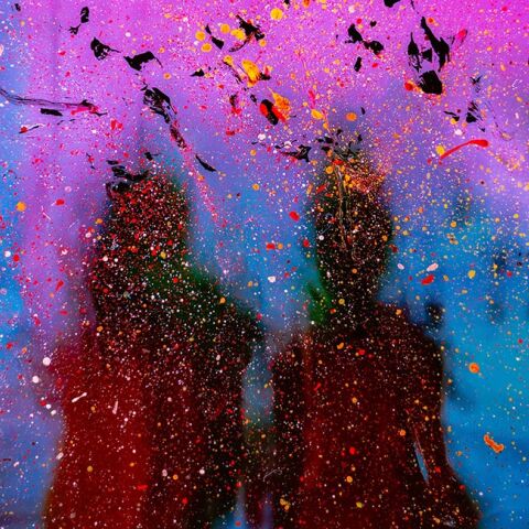 Πίνακας ζωραφικής με δύο ανθρώπινες φιγούρες