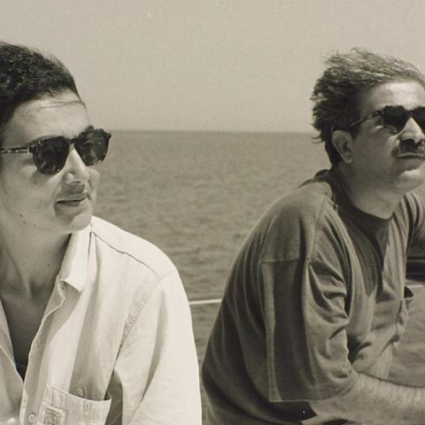 Ο Λάκης Λαζόπουλος με τη γυναίκα του, Τασούλα