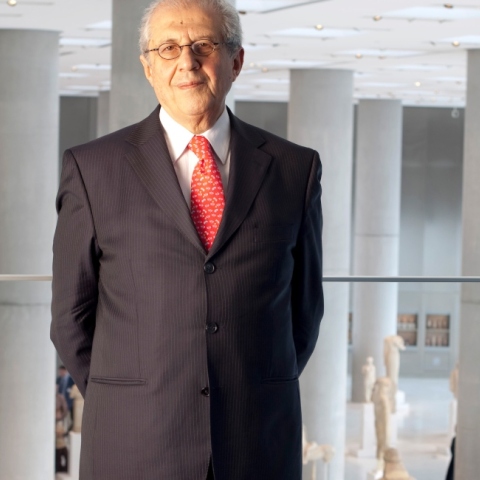 Ο Δημήτρης Παντερμαλής, πρόεδρος του Μουσείου Ακρόπολης