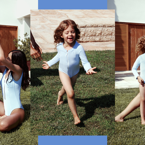 Η Stefania Frangista σχεδιάζει μαγιό για το «Mαζί για το Παιδί»