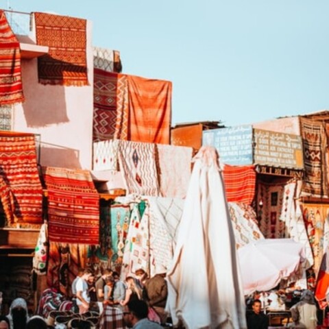 Εμπόριο χαλιών στο Μαρόκο