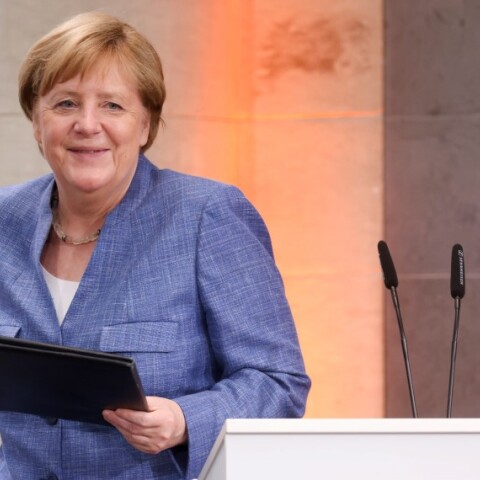 H Καγκελάριος της Γερμανίας Άνγκελα Μέρκελ © EPA/FILIP SINGER