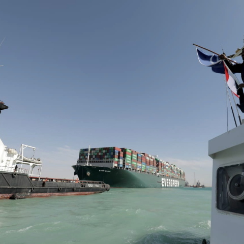 Αίγυπτος: Η Αρχή της Διώρυγας του Σουέζ συμφώνησε για την απελευθέρωση του πλοίου Ever Given, τελετή για τον απόπλου πραγματοποιείται την Τετάρτη