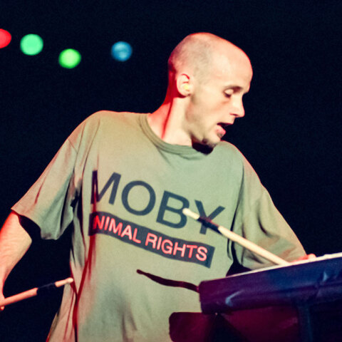 Στιγμιότυπο από τη συναυλία του Moby στην Αθήνα, 1996, Rock Of Gods Festival