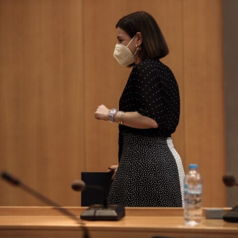 η κυβερνητική εκπρόσωπος Αριστοτελία Πελώνη © Eurokinissi / ΠΑΝΑΓΟΠΟΥΛΟΣ ΓΙΑΝΝΗΣ