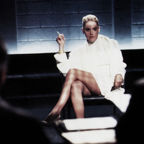 Η Σάρον Στόουν στην ταινία "Βασικό Ένστικτο"