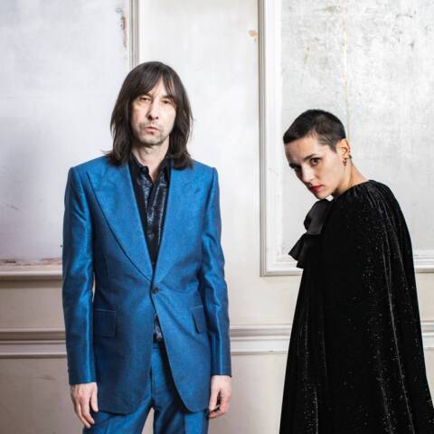 Bobby Gillespie and Jehnny Beth 