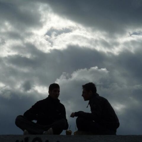 Φωτογραφία στο εξώφυλλο της συλλογής «Ποιήματα» του Ηλία Ευθυμιόπουλου (εκδ. ATHENS VOICE BOOKS)