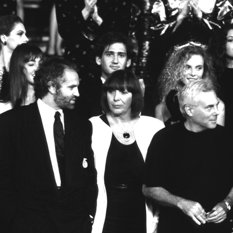 Giorgio Armani, Krizia, Gianni Versace, Ρώμη, 20 Ιουλίου 1987