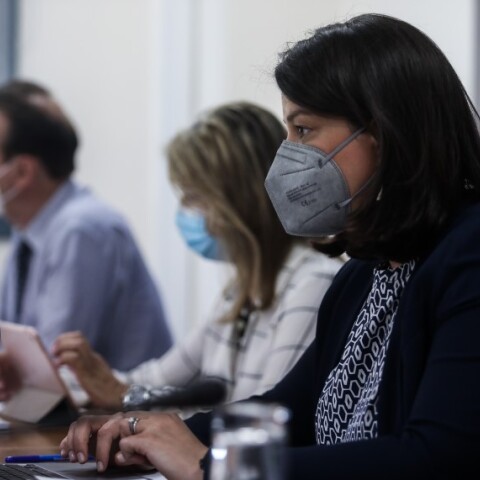 Η υπουργός Παιδείας, Νίκη Κεραμέως © Eurokinissi / ΣΩΤΗΡΗΣ ΔΗΜΗΤΡΟΠΟΥΛΟΣ - Θα λειτουργήσουν κανονικά τα σχολεία