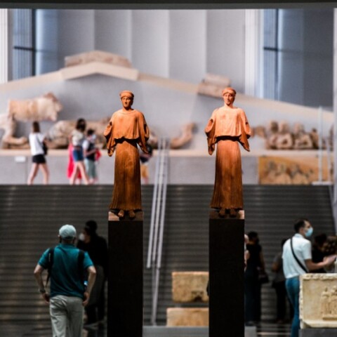 Στογμιότυπα από το Μουσείο της Ακρόπολης © EUROKINISSI- Ξεκινούν τα πρώτα 12 έργα από το Ταμείο Ανάκαμψης