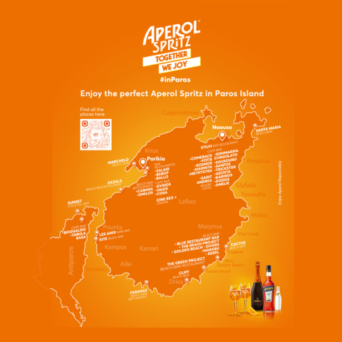 Aperol Spritz Together We Joy #inParos