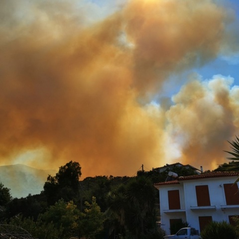 Φωτιά στη Σάμο