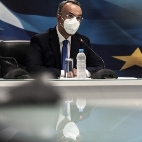 Ο Υπουργός οικονομικών Χρήστος Σταϊκούρας © Eurokinissi