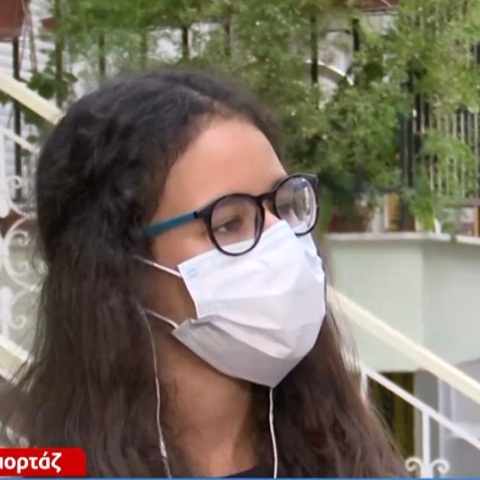 Η 12χρονη μαθήτρια, Λεμονιά Σπανού, που έσωσε ηλικιωμένο από πνιγμό