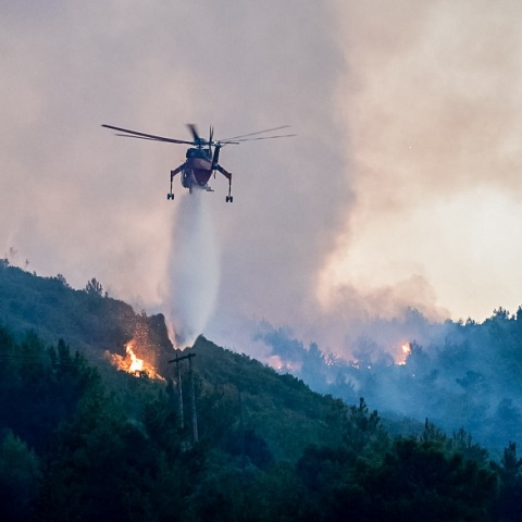 Υπό πλήρη έλεγχο τέθηκε η πυρκαγιά που ξέσπασε ξέσπασε το μεσημέρι της Πέμπτης στους Βουρλιώτες Σάμου © EUROKINISSI / ΜΑΝΩΛΗΣ ΘΡΑΒΑΛΟΣ 