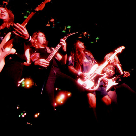 Στιγμιότυπο από τη συναυλία των Iron Maiden στην Αθήνα, το 1999