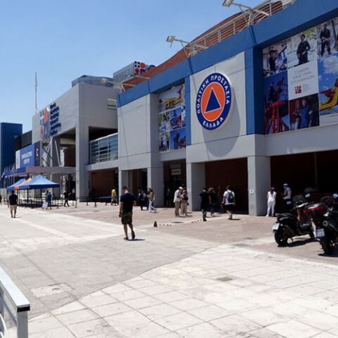 Το mega εμβολιαστικό κέντρο «Προμηθέας» στο Μαρούσι 