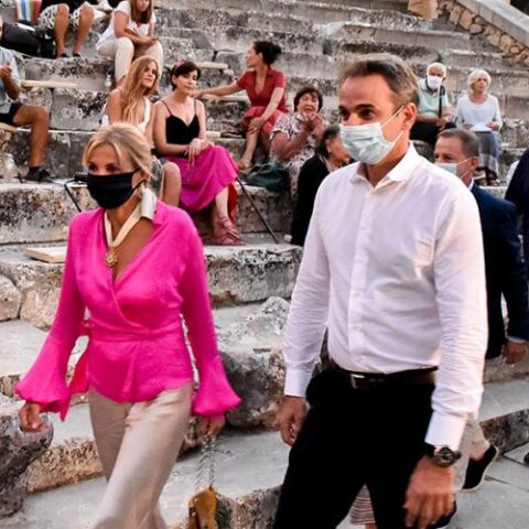 Ο Κυριάκος Μητσοτάκης και η σύζυγός του, Μαρέβα 