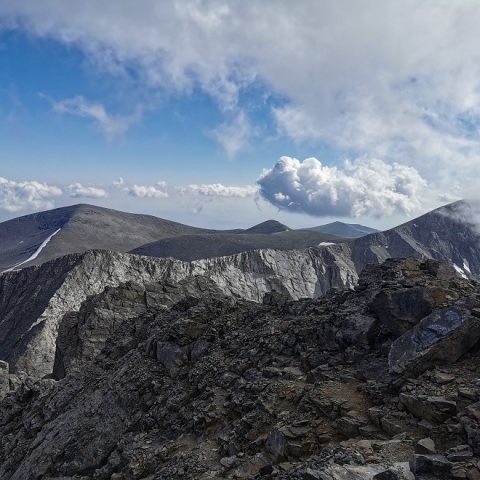 Στιγμιότυπο από την ανάβαση στις κορυφές του Ολύμπου