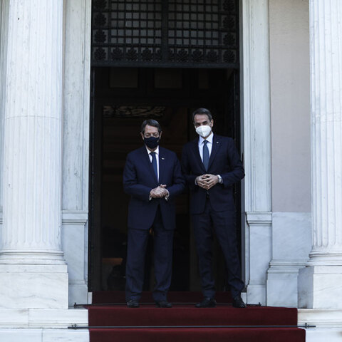 Νίκος Αναστασιάδης και Κυριάκος Μητσοτάκης