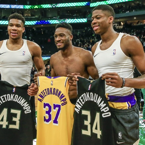 Τα αδέλφια Αντετοκούνμπο