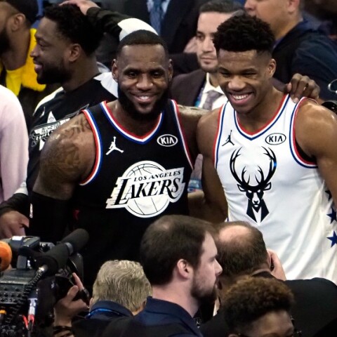 ΛεΜπρον Τζέιμς και Γιάννης Αντετοκούνμπο