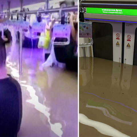 Κίνα - Μετρό: Πλημμυρισμένα βαγόνια στην πόλη Τσεντσόου - Στους 12 οι νεκροί από τις φονικές πλημμύρες στους σταθμούς και στις αποβάθρες