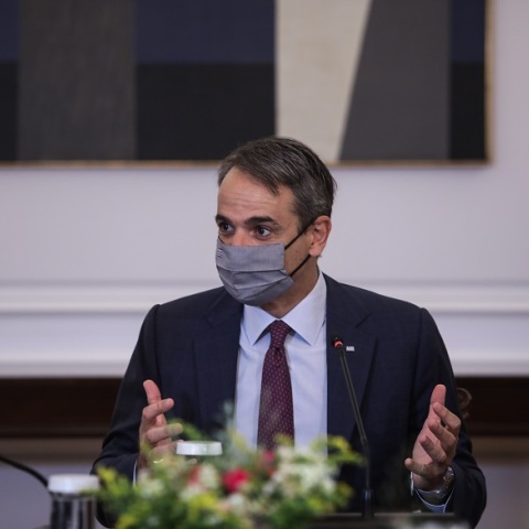 Ο πρωθυπουργός Κυριάκος Μητσοτάκης 