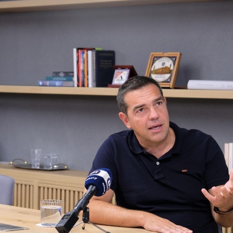 Ο πρόεδρος του ΣΥΡΙΖΑ, Αλέξης Τσίπρας