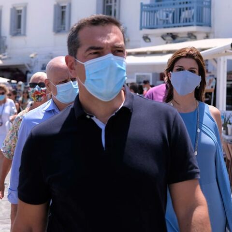 ΕΠΙΣΚΕΨΗ ΤΟΥ ΠΡΟΕΔΡΟΥ ΤΟΥ ΣΥΡΙΖΑ ΑΛ. ΤΣΙΠΡΑ ΣΤΗΝ ΜΥΚΟΝΟ