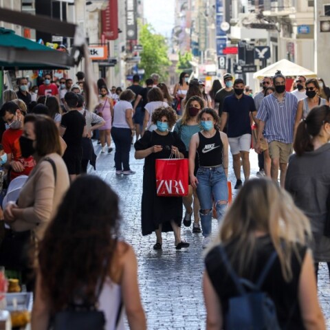 Η κατανομή των νέων κρουσμάτων κορωνοϊού στην Αττική που ανακοίνωσε ο Εθνικός Οργανισμός Δημόσιας Υγείας σήμερα, Δευτέρα 26 Ιουλίου 2021 © EUROKINISSI